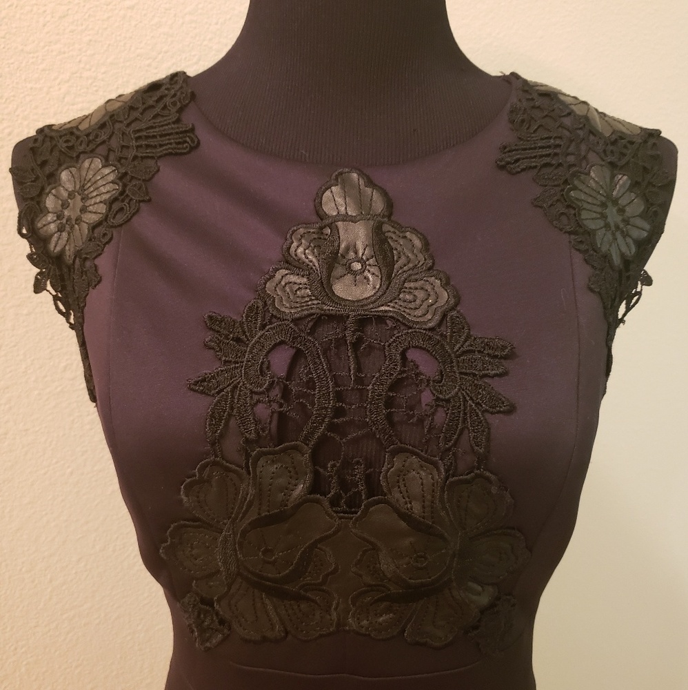 BEBE Black Lace Dress - Picture 1 of 4